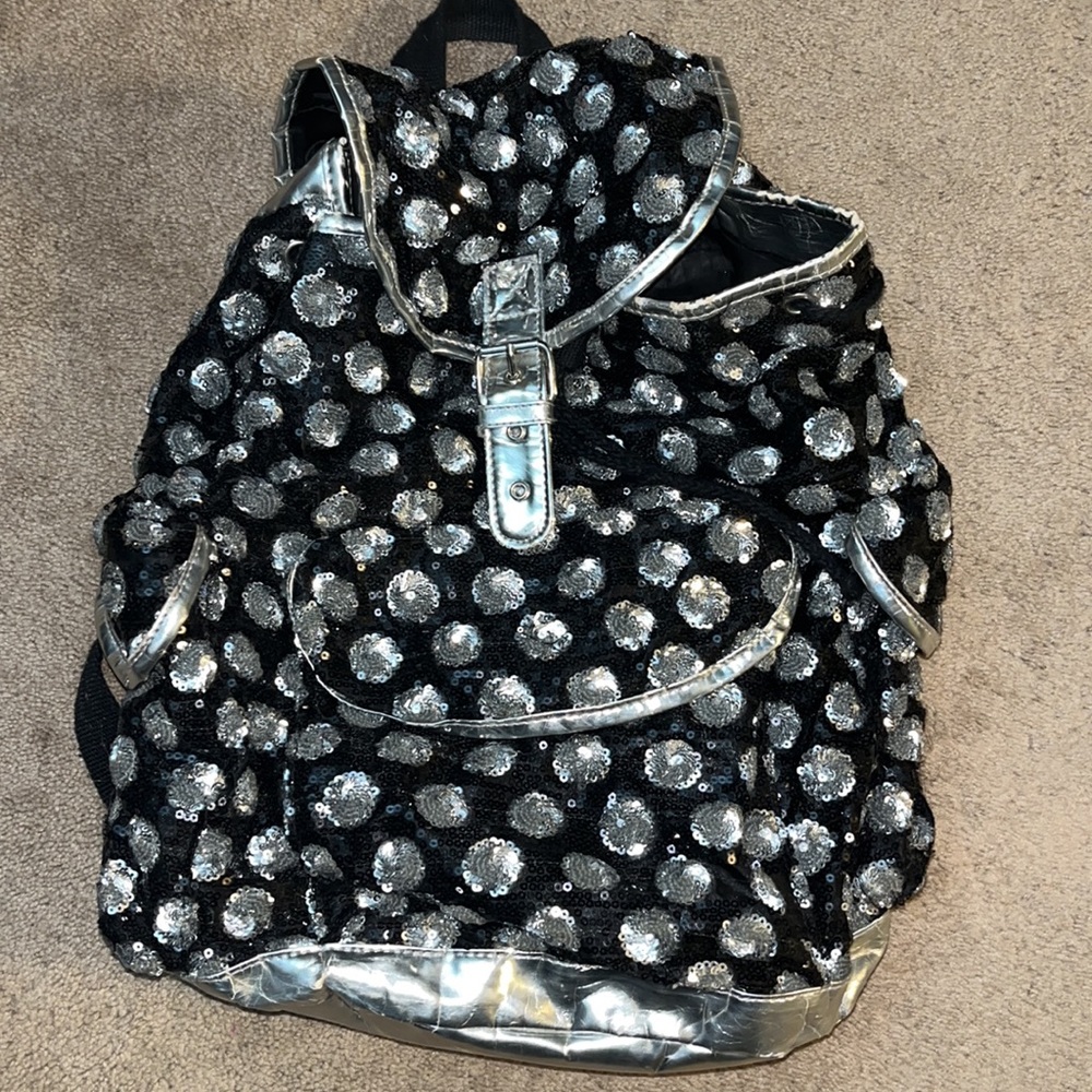 Aero kids backpack with sequins- GUC! $15